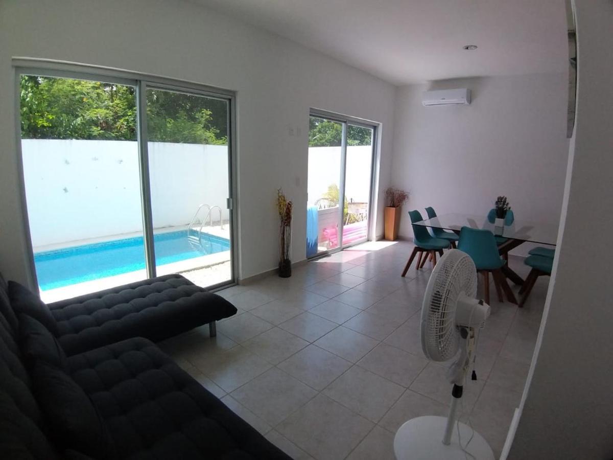 Hermosa Casa Vacacional Puerto Morelos Buitenkant foto